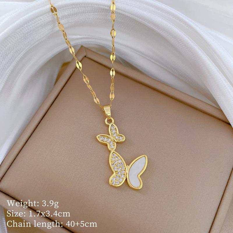 Planet Starry Sky Full Of Diamonds, Slightly Inlaid Design Temperament Shining Necklace Female, Simple Pendant