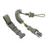 150cm Military Tactical Nylon Elastic Quick Release Pistol Sling Spring Lanyard