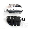 Adjustable 32mm Highway Pegs Motorcycle Footpegs Engine Guard Crash Bar Footrest Mount For Harley Sportster XL Dyna