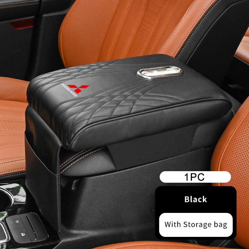 sdbf9 For Mitsubishi Car Elbow Support Armrest Box Pad Center Console Tissue Holder Accessories Outlander Lancer L200 ASX Pajero