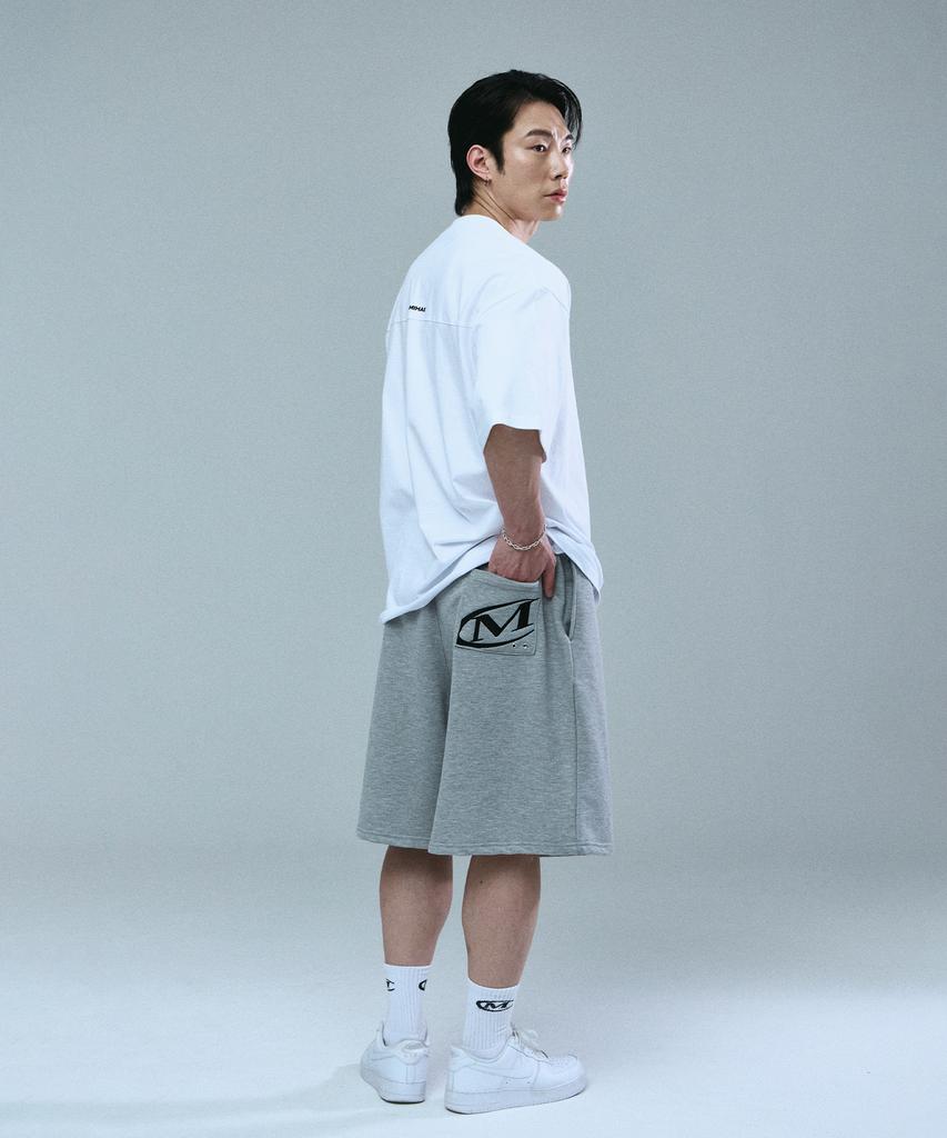 Mihag Pocket Logo Bermuda Shorts (Gray)