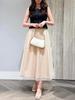 Gilet and Tulle Skirt CWFO252034BLK36