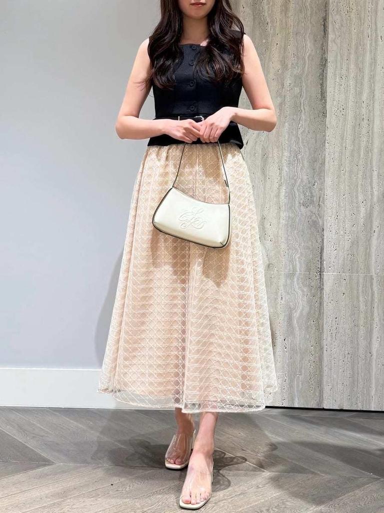 Gilet and Tulle Skirt CWFO252034BLK36