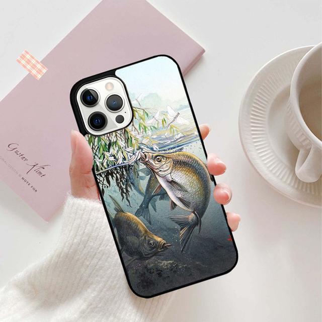 KARPFENFISCHEREI FISCH Handyhülle Cover Für iPhone 17 Air 16 15 14 Plus Apple 11 12 13 Pro Max Hülle