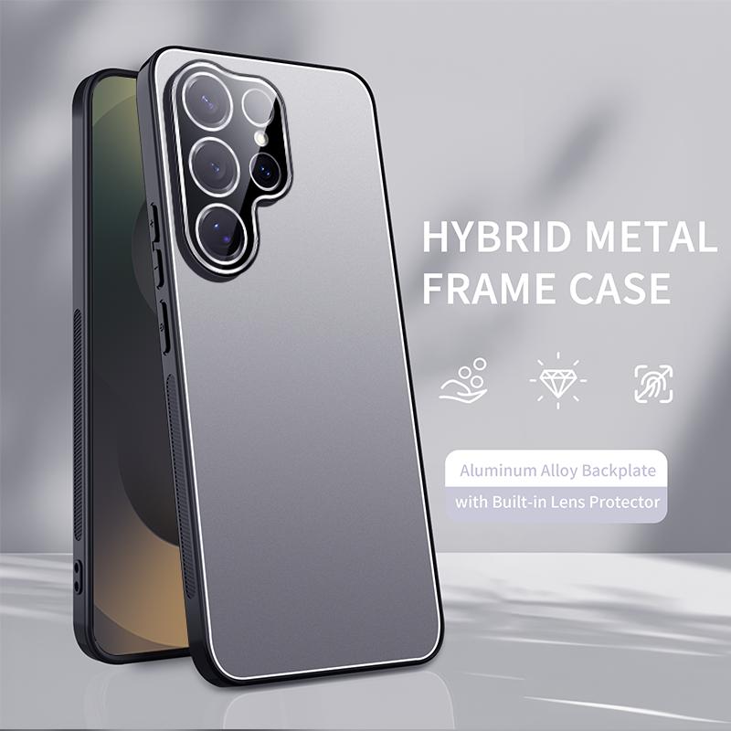 Luxury Metal Aluminum Alloy Ultrathin Protective Phone Case For Samsung Galaxy S25 Ultra S25 Plus Plating Shockproof Back Cover