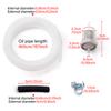 4M Fuel Tank Standpipe Kit Replaceable Parking Heater Fuel Line Kit for Eberspacher/ Webasto Heater Diesel Hose Clip