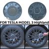 4PCS Cache-moyeu Anneau Central Performance Remplacement Roue Couvercle Jante Complète Pour Tesla Model 3 18 Pouces Highland 2024 Accessoires