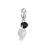 Halloween Copper Skull Charm Luminous Pumpkin Ghost Clown Bead Pendant Ring Necklace Bracelet Diy Jewelry Gift