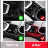 For Toyota RAV4 RAV 4 XA50    2022Car Central Control Water Cup Holder Frame Cover Trim Sticker Interior Accessories