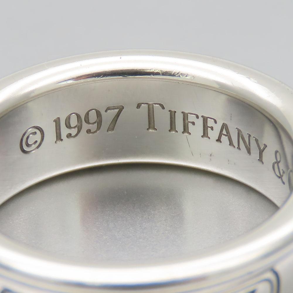 Used TIFFANY&Co. Ring Narrow 1837 EU#53.5 Silver925 7.6g Silver Accessories