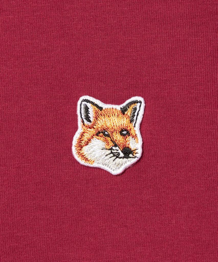 Maison Fox Head Patch Regular Brick Size LW00105KJ0008 Kitsuné Women's T-Shirt, Red, Small, [Used]