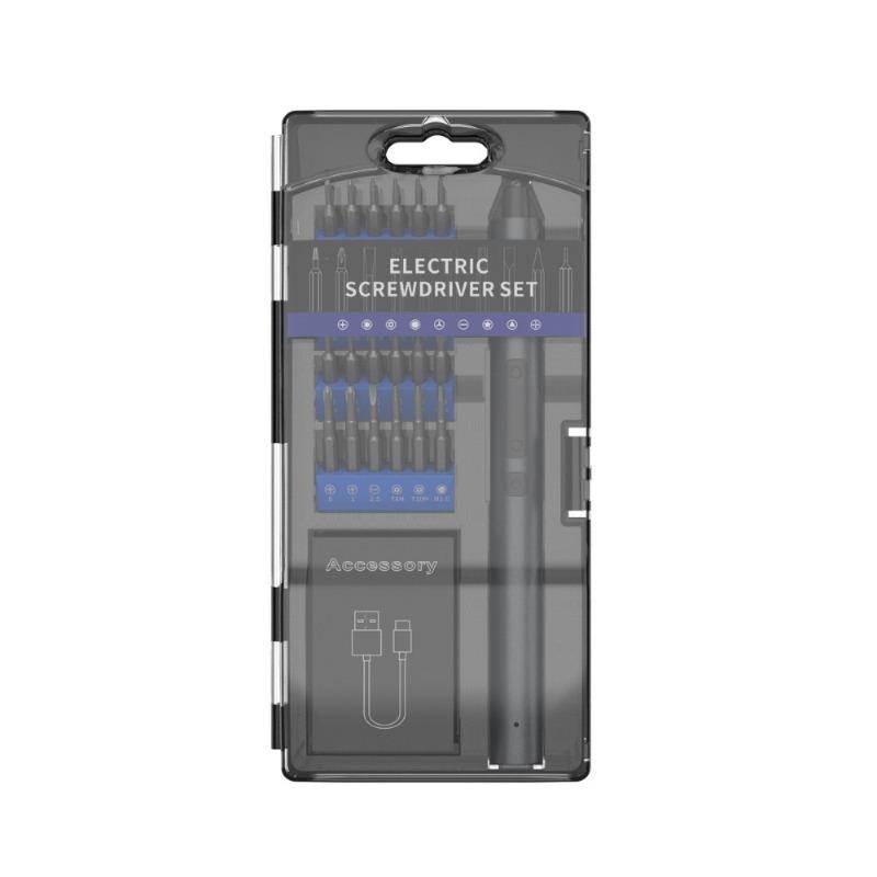 USB Elektrisk Presisjonsskrutrekkersett Multifunksjonelt Demonterings- og Reparasjonsverktøy