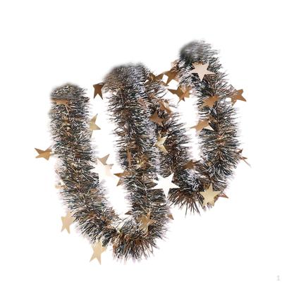 Christmas Tinsel Garland, Decor Staircase Indoor Outdoor Supplies Holiday Ceiling