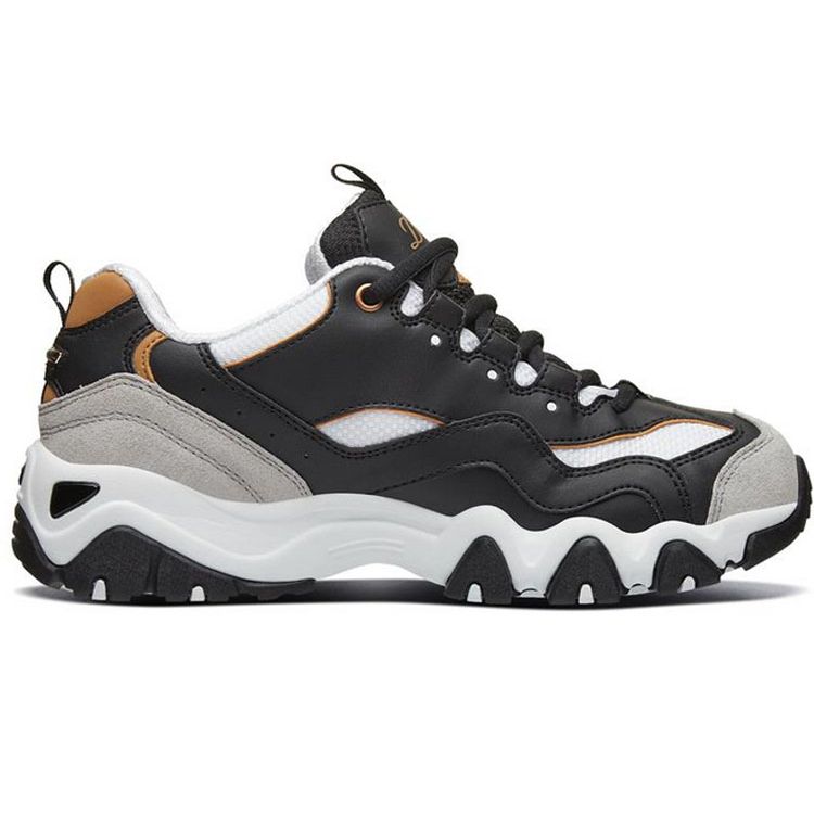 Skechers DLites 2.0 Comode Versatili Basse Sneakers Lifestyle Donna Sneakers Nere 66666217-BKGD