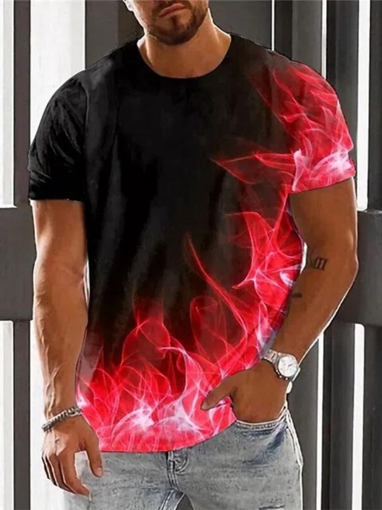 

Футболка мужская с принтом в виде компаса, с коротким рукавом и круглым вырезом, летняя мужская одежда больших размеров для активного отдыха 6XL