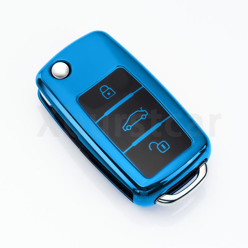 

Tpu Shell For Vw Volkswagen Beetle Caddy Tiguan Polo Golf Passat Skoda Octavia Kodiaq Seat Leon Altea Car Key Case Cover Holder