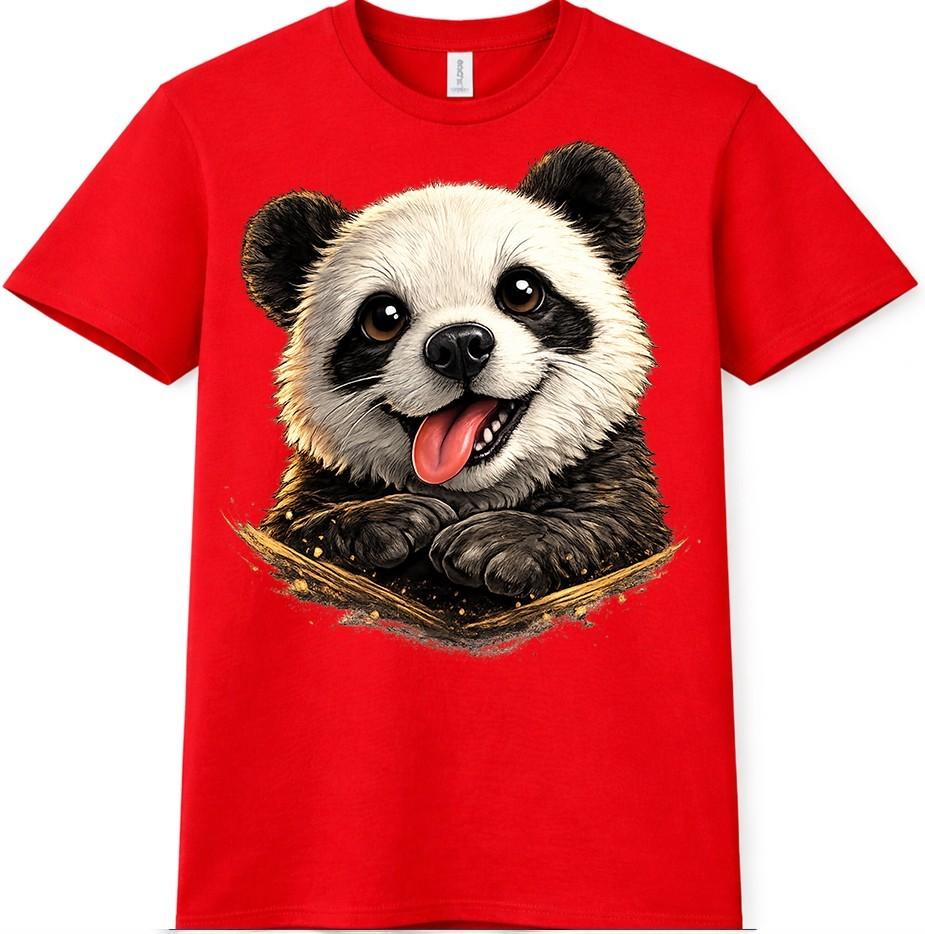 Cute Panda TShirt Funny Animal Lover Gift Kawaii Wildlife Graphic Tee S