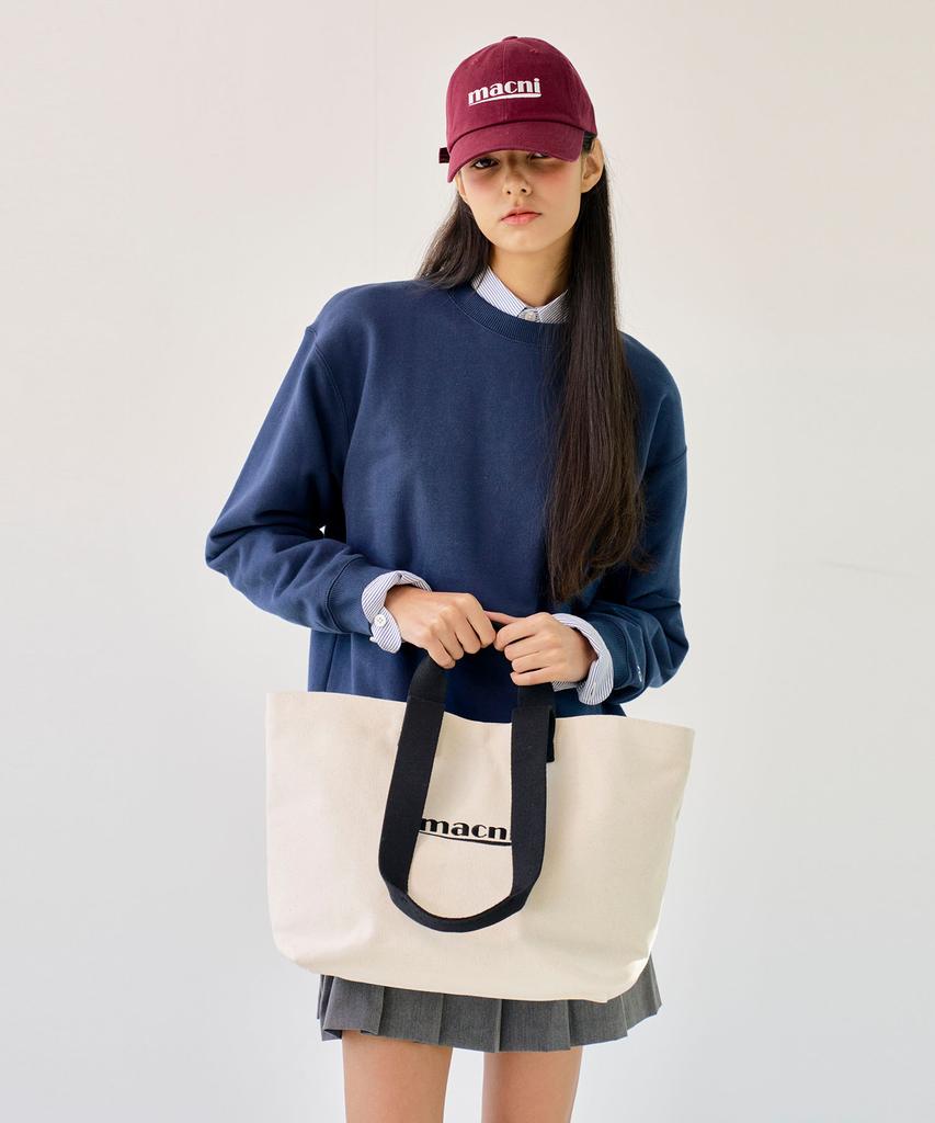 Macni Canvas Tote Bag_Ivory