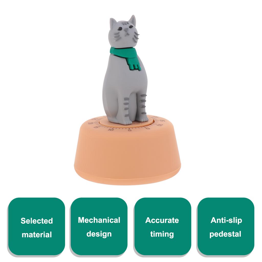 1pc Clockwork Timer Durable Study Timer Kitchen Timer Countdown Clock Kitchen Reminder for Work