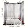 Sexy Mosquito Nets Palace Four Door King/Queen Double Size Home Single Beds Prevent Insect Outdoor Square Grace White Canopy Net