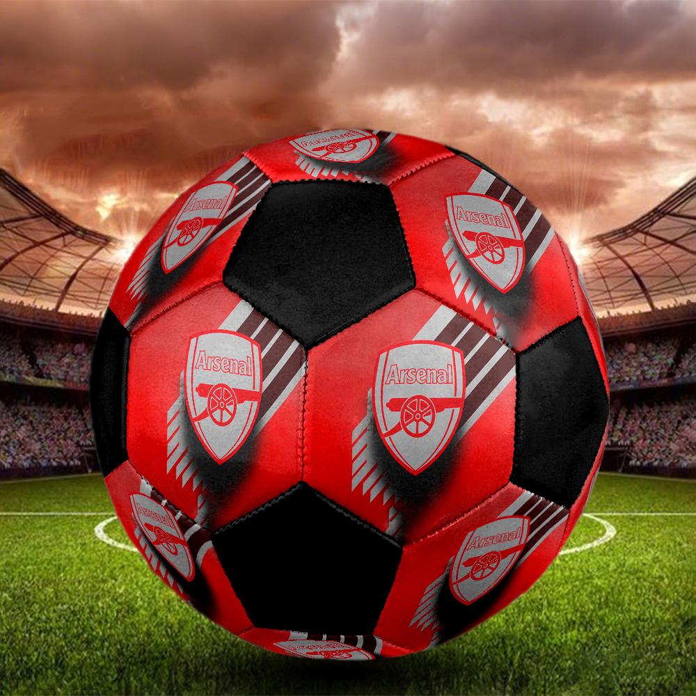 Arsenal Football Club2 Soccer Ball Colorful All Ages Machine Stitched PVC Competition Ready Durable High-Bounce.SIZE5