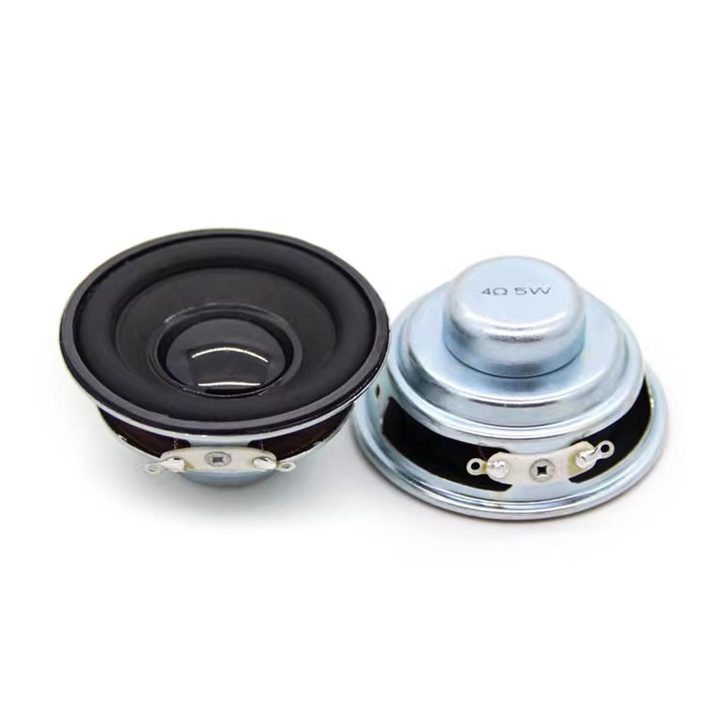 Audio 1PC 52MM 4 Ohm 5W Vollständige Palette Lautsprecher Gummi Seite NdFeB Magnetische Mini Tragbare Lautsprecher Sound heimkino