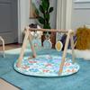Ingenuity Wooden Toy Bar Play Mat Sun Valley 0 Months Activity Gym Baby Gym Baby Mat Play Gym 13122 &