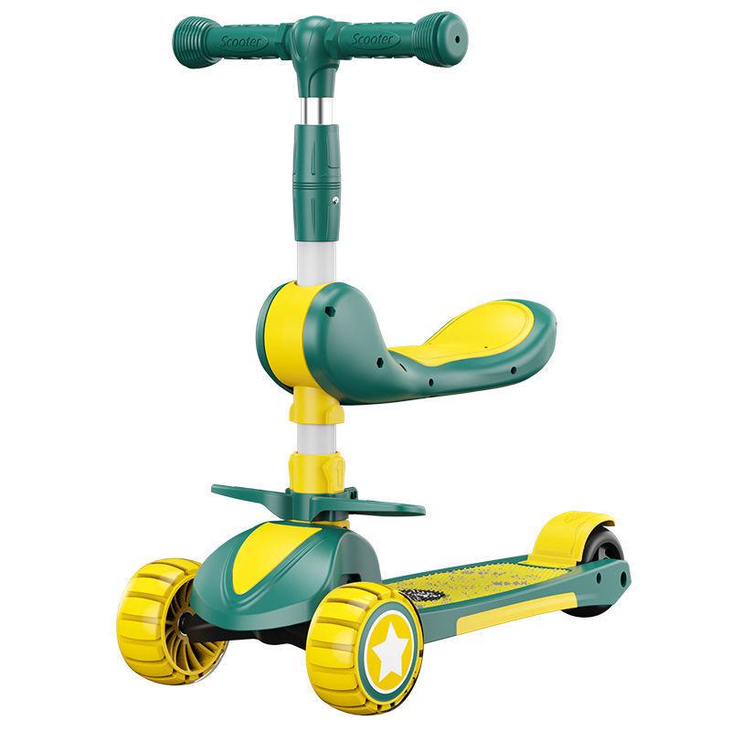 3-in-1 Toddler Scooter & Ride-On: For Ages 2-6, Boys & Girls