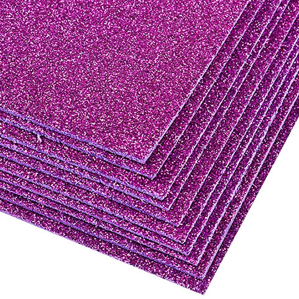 Thick Glitter Foam Paper Flash Colorful Handcraft Cutters Paper New Scrapbooking Material