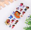 10PCS Cartoon Princess Dora Bubble Stickers Puffy Wall Stickers For Children Gift Puffy Reward Room Decoration Toys Scrapbook