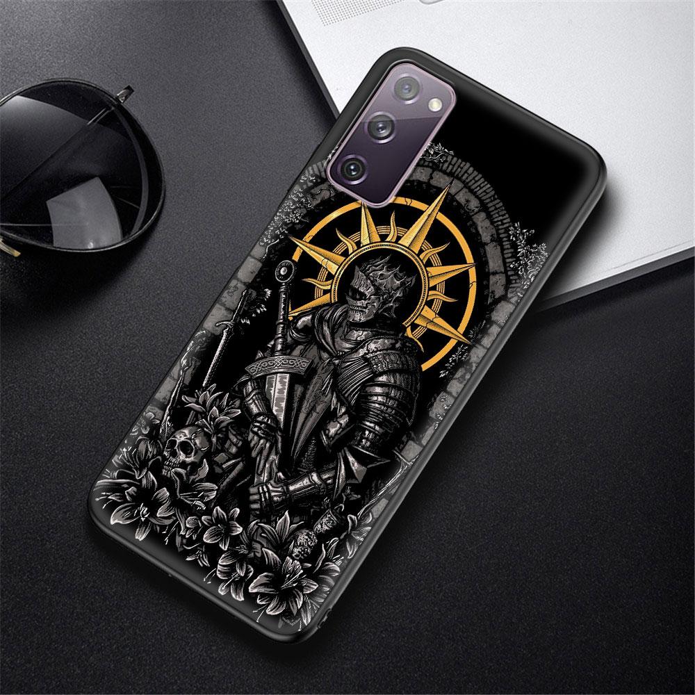 

Черный мягкий чехол для телефона Samurai для Samsung Galaxy S21 S20 FE Note 20 Ultra S10 Lite S9 Plus S8 S10e, чехол из ТПУ Note 20 Ultra