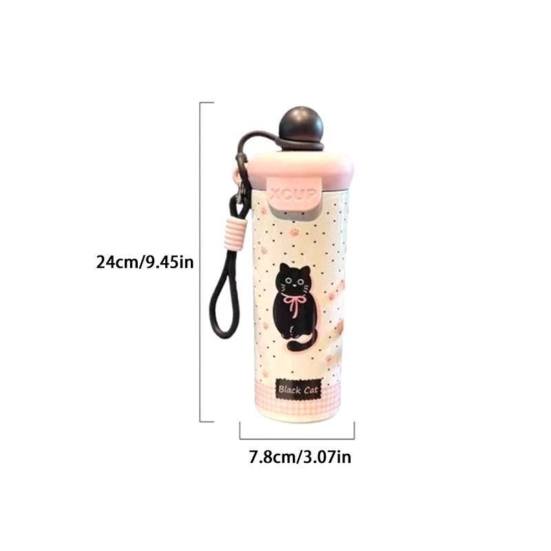 650Ml Vacuum Cup High-Capacity With Lifting Rope 316 Stainless Steel Cup Insulation Or Cooling Thermal Mug For Boys And Girls