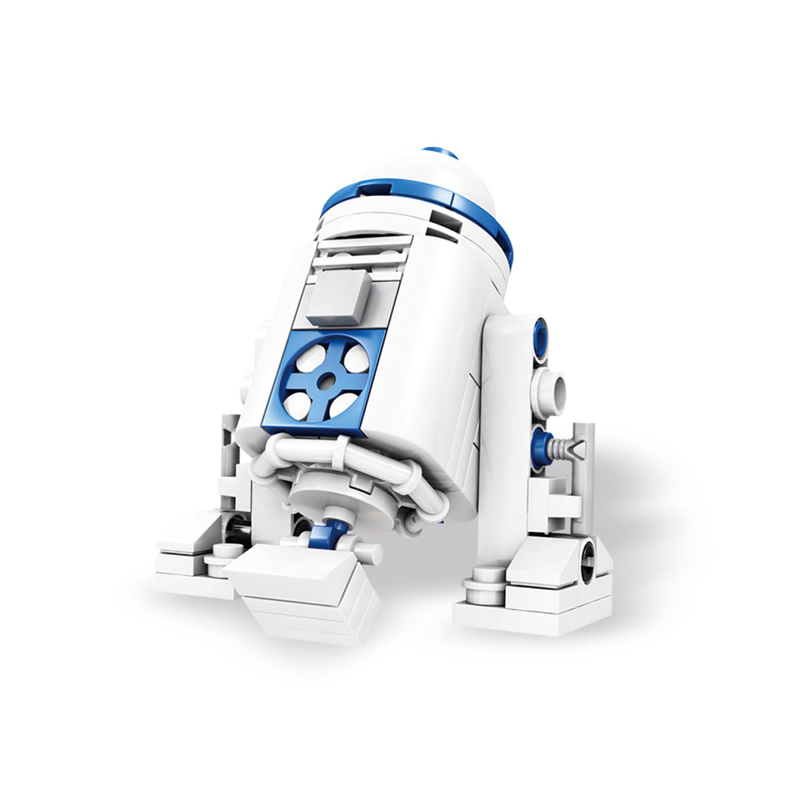 Нетоксичный Конструктор Космический Робот-102 детали 3D STEM Игрушки Для Детей Возраст 6-12 Стиль R2D2 DIY Образовательный Подарок На День Рождения Рождество nobox