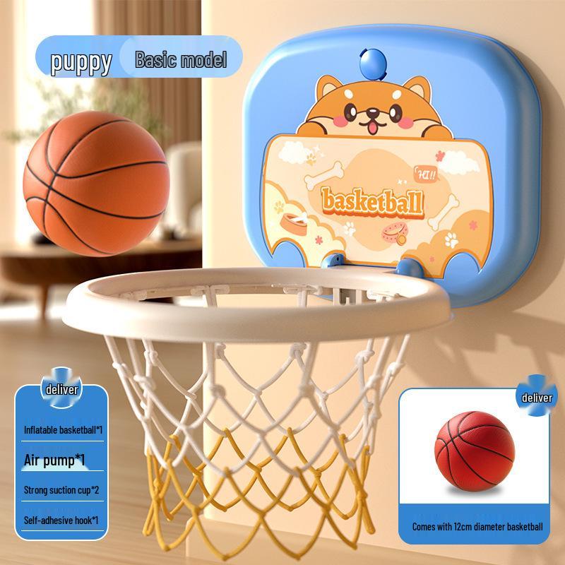 Toddler Basketball Hoop & Stand for Indoor Play - 1-3 Years Old, Quiet Home Toy & Birthday Gift