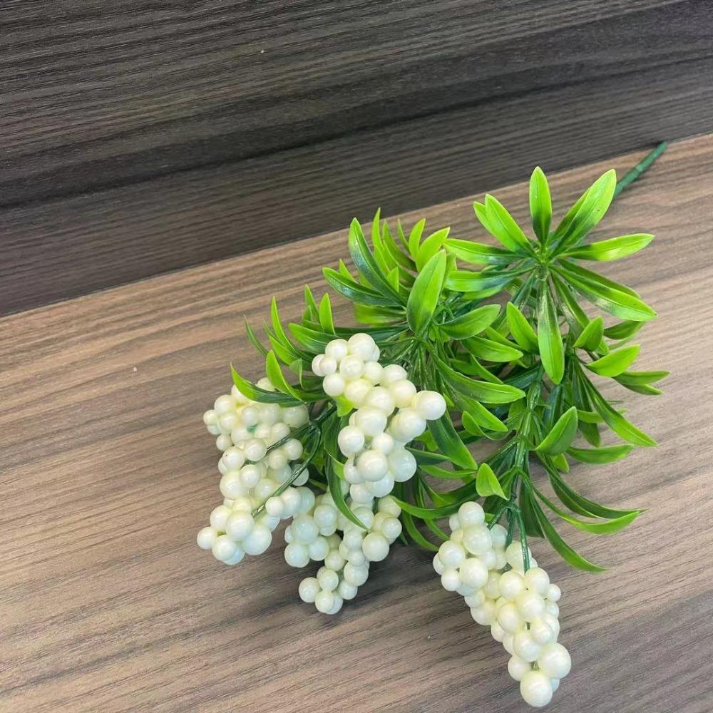 

Искусственные Ягоды, Имитация Цветов Реалистичная Красная Ягода со Стеблями Искусственные Фрукты Красные Ягоды для Рождества Свадьбы DIY Свадебный Букет Дом Кухня Вечеринка