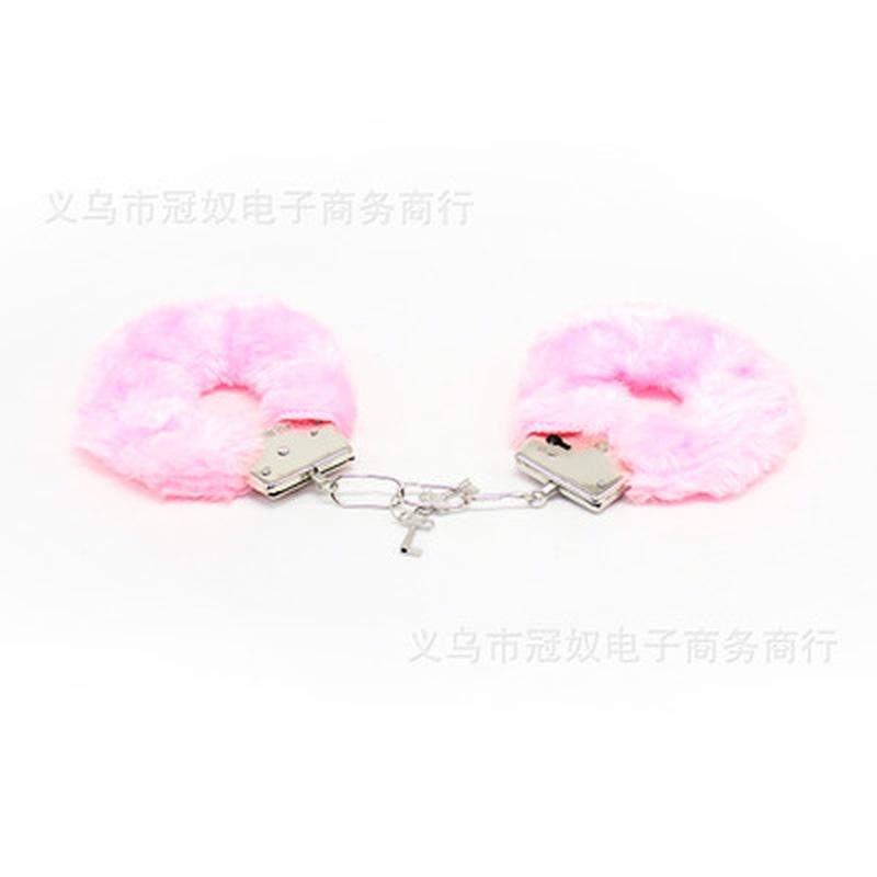Furry Fuzzy Handcuffs Stylish Soft Metal Adult Night Party Game