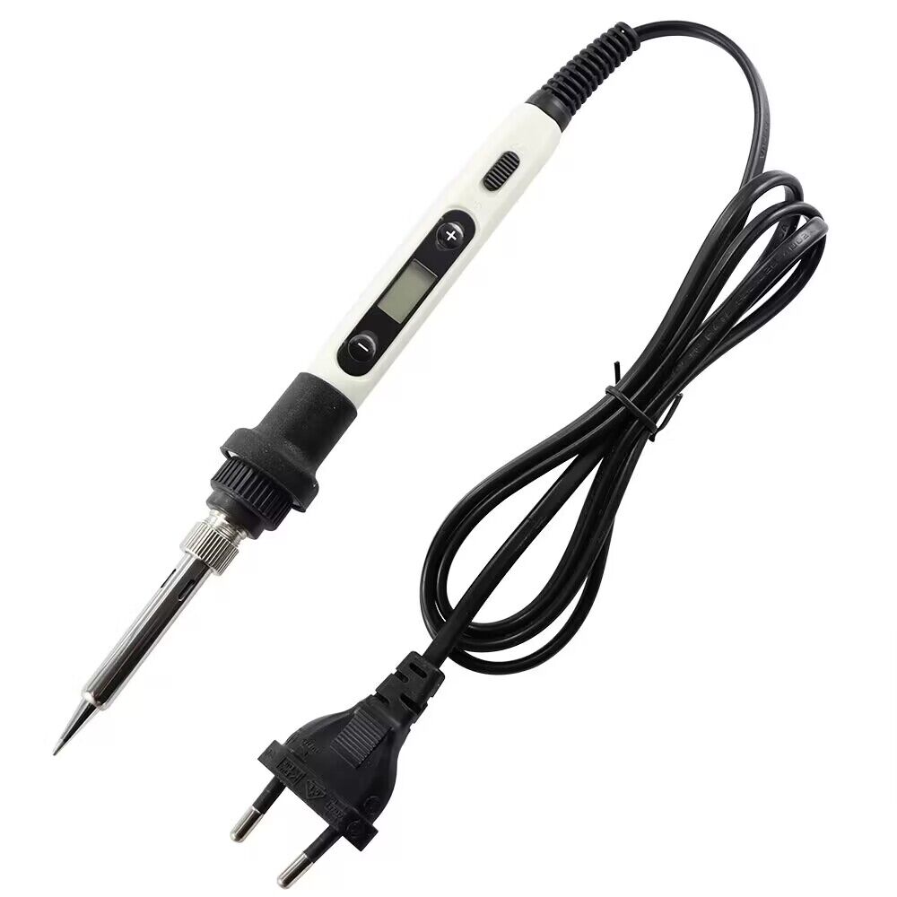 80W Electric Soldering Iron Adjustable Temperature LCD Digital Display Switch 110V 220V Welding Solder Repair Tools US EU Plug
