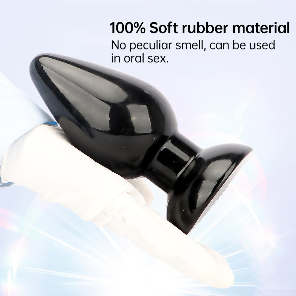 Big Butt Plug Sex Toys  Anal Dildos Black Penis PVC Realistic Dick Fisting Pegging