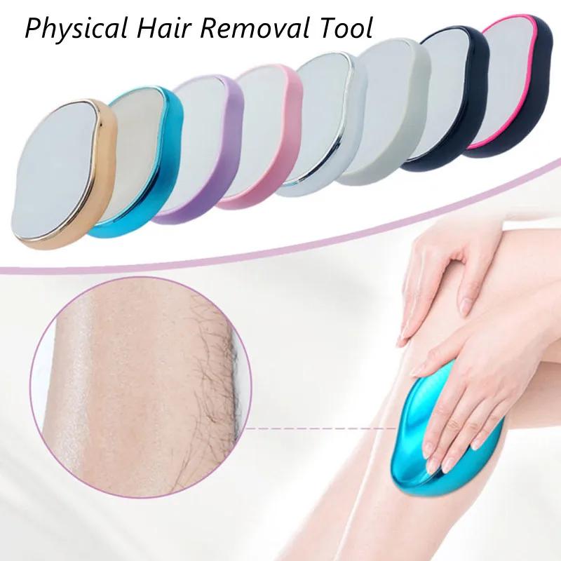 Crystal Physical Hair Removal Eraser Glass Hair Remover Painless Epilator Easy Cleaning Reusable Body Care Depilation Tool Hot