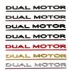 Applicable Model3 Modified Car Sticker Performance Dual Motor Tail Label DUAL MOTOR English Alphabet Car Logo