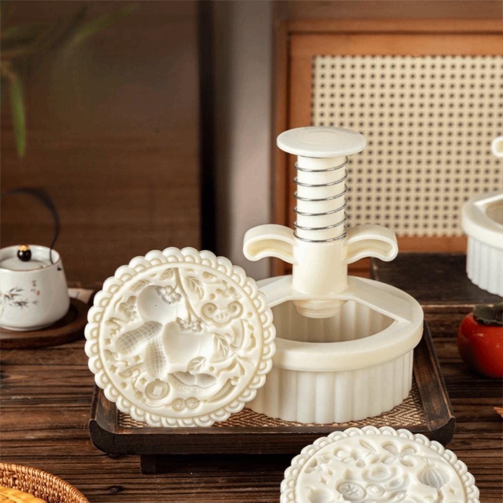 Hand Press Cantonese Large Moon Cake Mold 300/500 G Cookie Stamp Bakery