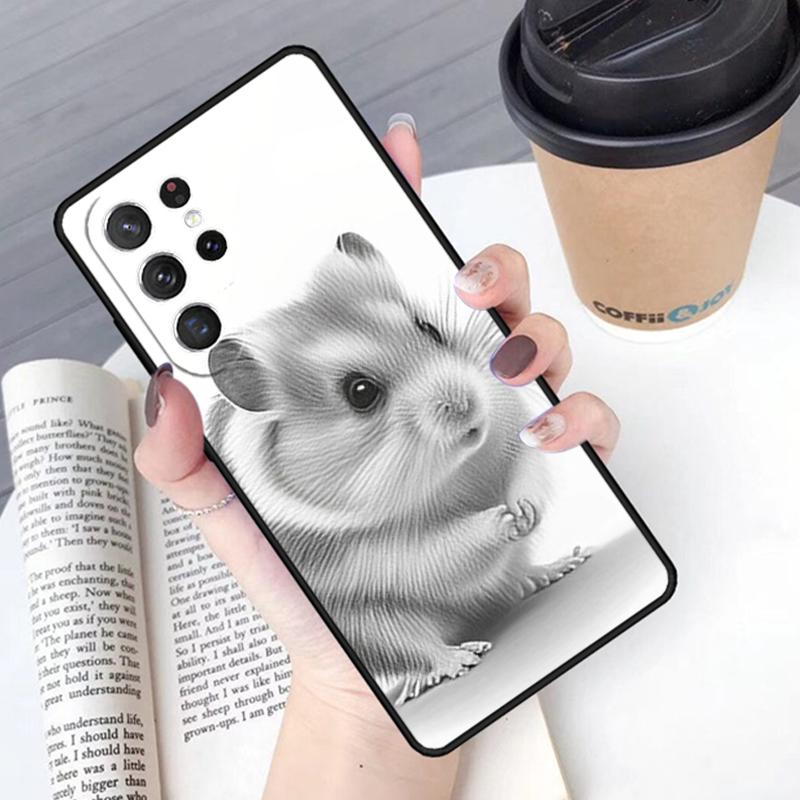 Hamster Kunst Handyhülle Cover Für Samsung Galaxy S24 S25 Ultra S21 S22 Ultra S10E Note 10 Plus Note 20 FE S23