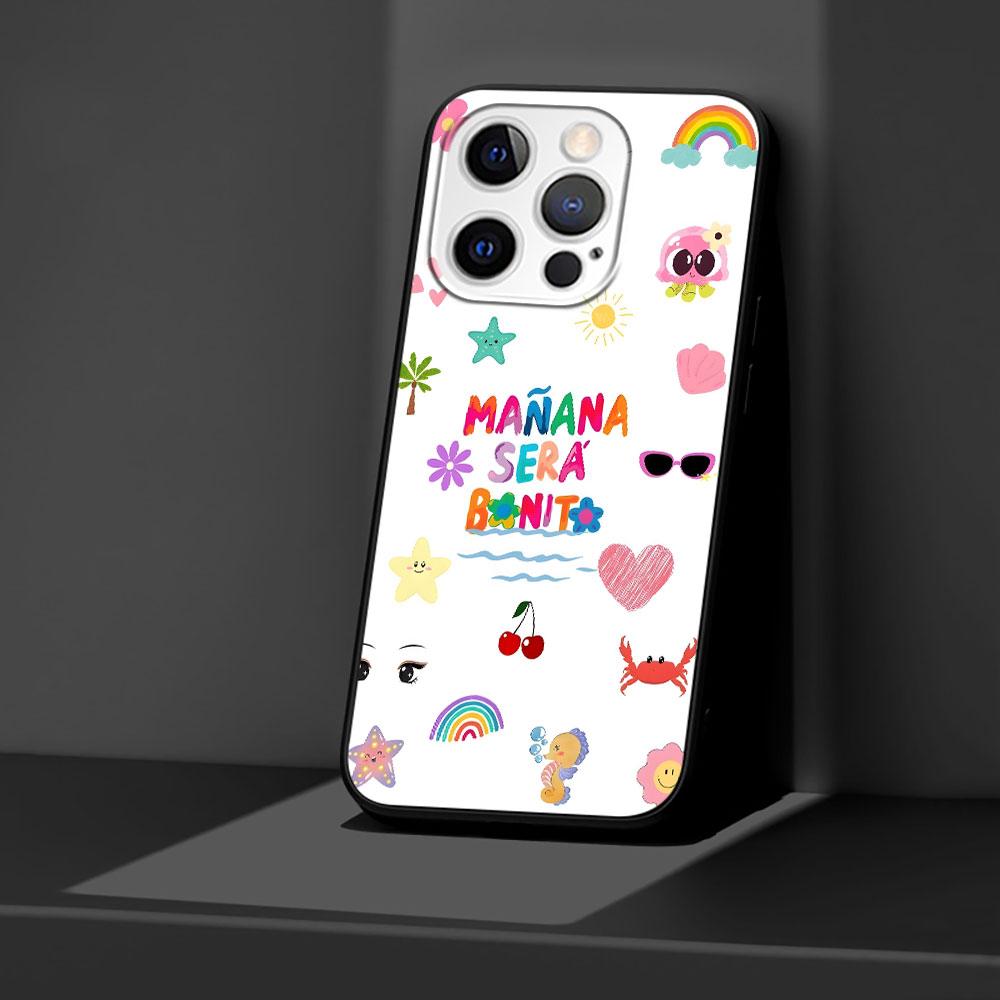Karol G Manana Sera Bonito Case for Apple iPhone 14 11 16 Plus X XS 13 12 Mini XR 15 Pro Max Silicone Black Soft Phone Cover
