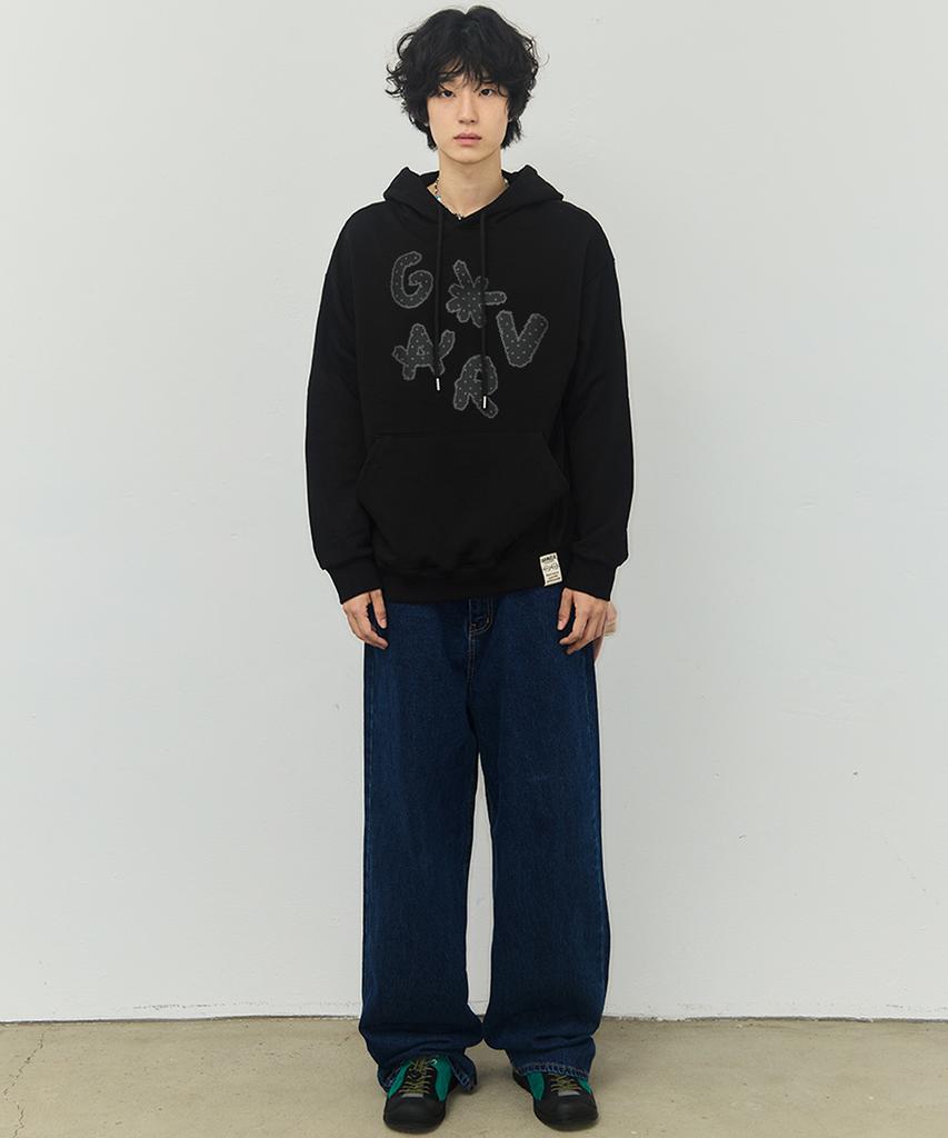 [Unisex] Dots Grav Hoodie_Black