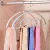 Shawl Scarf Hanger Belt Tie 5 Ring Rack Organizer Holder Hook Display Hanger 41*23cm