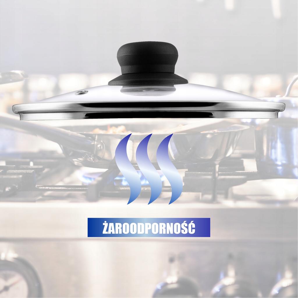 KADAX Szklana Pokrywka Pokrywa Garnka Patelni Uniwersalna Żaroodporna