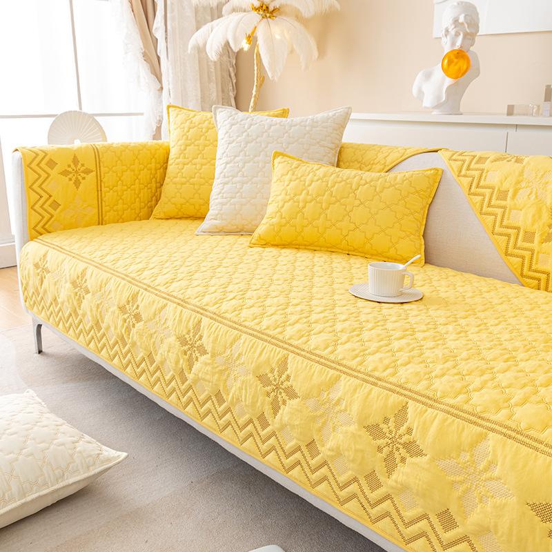 Sofa Cushion Universal In All Seasons, Light Luxury In Summer, American Bohemian Non-Slip Fabric Cover Towel, Seat Cushion Cushion Cover