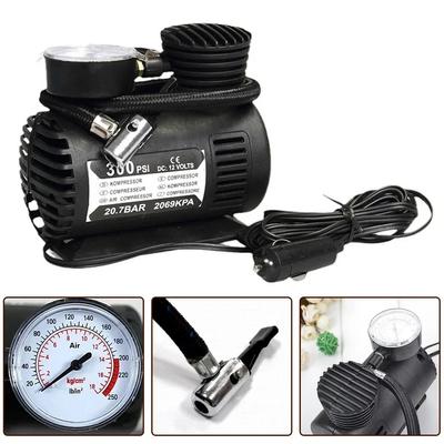 Car Air Pump Wheel Portable 12V 300psi Air Compressor Pump Auto Tyre Inflator For Bicycle Motorcycle Tires