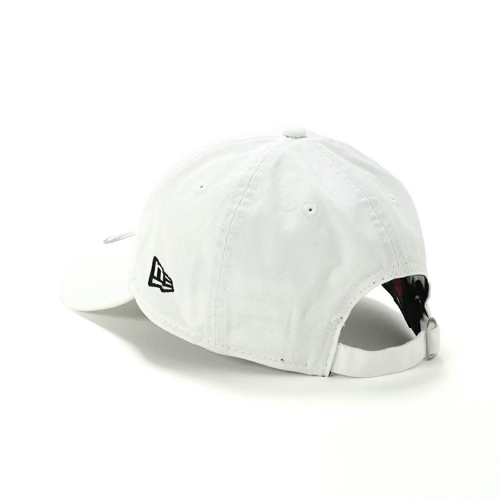 New Era Cap 11434003 Free Men's (JP, Alphabet, Size, White/Black)