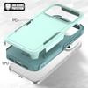Premium Hybrid 2 In 1 Shockproof Armor Protection Case For iPhone 17 Air 16e 15 14 Plus 13 12 Pro Max Reinforced PC Back Cover
